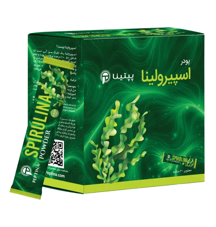 Green-spirulina-30-sachets-761x800-1-700x736 اسپرولینا سبز پپتینا - جعبه 30 عددی - Image 1