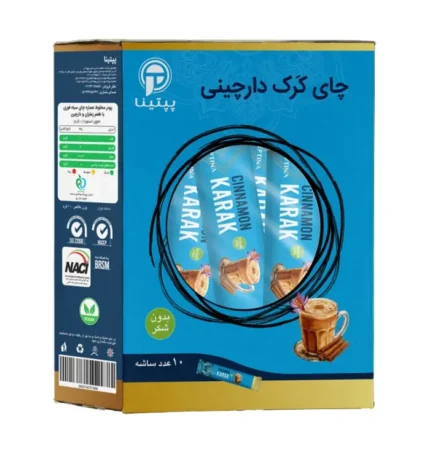 بسته 10 عددی پودر چای کرک دارچینی پپتینا - طعم دلنشین دارچین