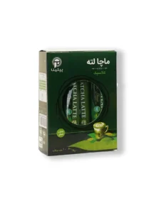 ماچا لته کلاسیک پپتینا با ترکیب ماچا و کریمر غیر لبنی، بدون قند اضافه، مناسب افراد وگان و کتوژنیک