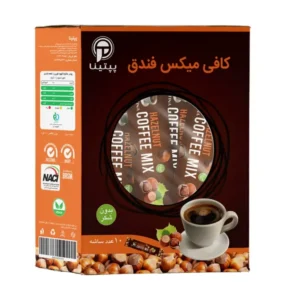 کافی میکس با پودر شیر فندق پپتینا، نوشیدنی خوشمزه، سالم و کمکالری برای هر روز.