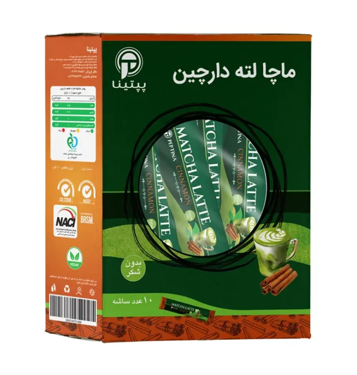 ماچا لته دارچین پپتینا