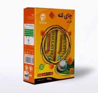 چای لته کارامل پپتینا - نوشیدنی وگان و رژیمی با شیرینکننده طبیعی استویا