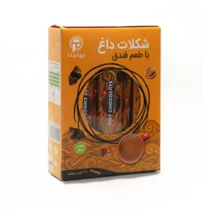 شکلات داغ با پودر شیر فندق پپتینا بدون شکر و با شیر غیرلبنی برای رژیمهای لاغری و دیابتی.